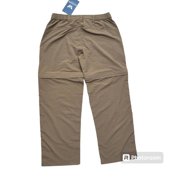 White Sierra Convertible Trail Pants Women's large hiking pants - Picture 2 of 9